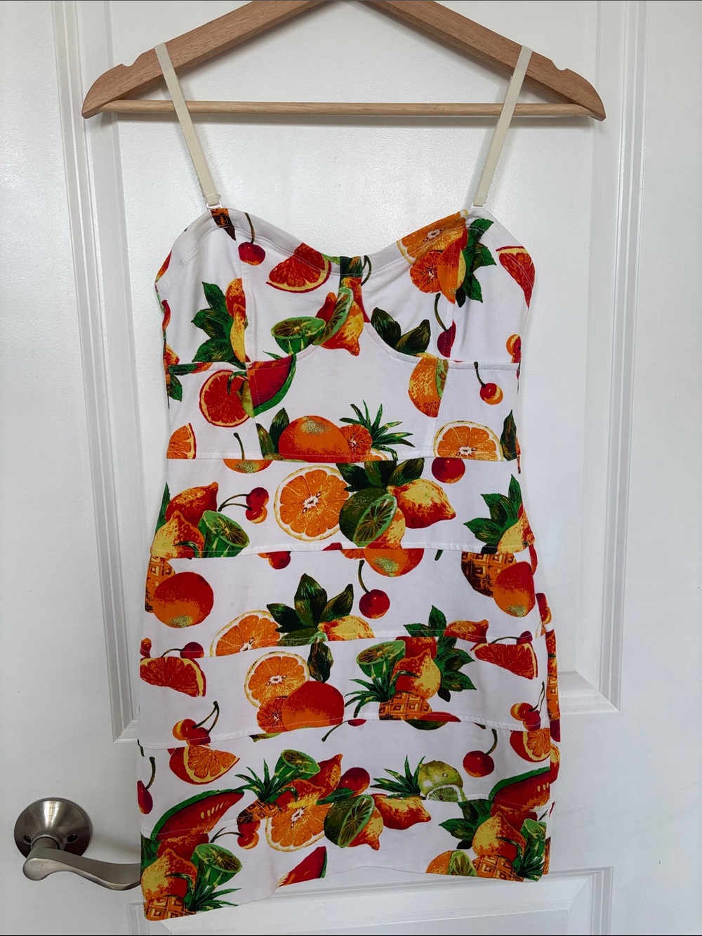 Talula White Citrus Print Sundress